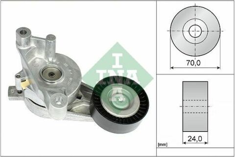 Натяжник ременя генератора VW Caddy 1.9TDI/2.0SDI, 04-10, (70x24) Натяжник ременя генератора VW Caddy 1.9TDI/2.0SDI, 04-10, (70x24)