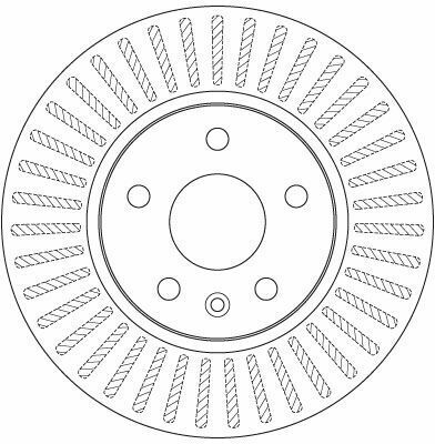 Гальмівний диск перед. Aveo/Cruze 11-/ Astra J 09- (276x26)