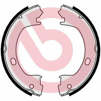 Гальмівні колодки барабанні
