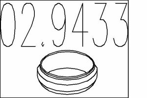 Монтажное кольцо выхлопной системы (D (внутр.) – 51 мм; D (наружн.) – 65 мм; Высота – 15 мм)