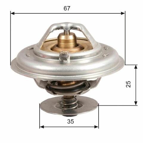 Термостат Audi A4/A6/VW Passat 2.4-2.8 97-05 (92°)