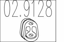 Гумовий елемент кріплення вихлопної системи Гумовий елемент кріплення вихлопної системи