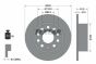 Диск тормозной (задний) Skoda Octavia III 1.0-2.0 12- (253x10) PRO, фото 8 - интернет-магазин Auto-Mechanic