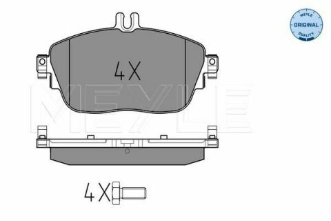 Колодки тормозные (передние) MB A-class (W176)/B-class (W242/246) 1.5D 11-