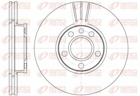 Диск гальмівний перед. (вентил.) VW T4, Sharan 00-FORD SEAT (300*26)