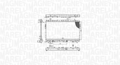 CHEVROLET радіатор водяного охолодження LACETTI (J200) 1.8 05-11, DAEWOO NUBIRA Ліфтбек (J200) 1.8 03- CHEVROLET радіатор водяного охолодження LACETTI (J200) 1.8 05-11, DAEWOO NUBIRA Ліфтбек (J200) 1.8 03-