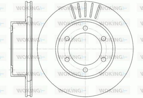 Тормозной диск передн. 4 RUNNER III /LAND CRUISER 90 2.7-3.4 95-02