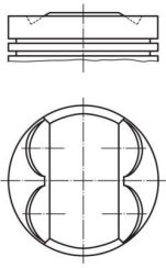 Поршень Opel Astra H/J/Insignia/Zafira 1.8 05- (80.5mm/STD)