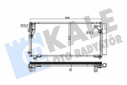 Радиатор кондиционера CHRYSLER Sebring 01- Радиатор кондиционера CHRYSLER Sebring 01-