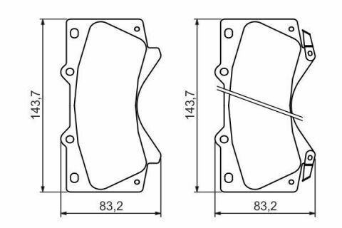 Колодки тормозные (передние) Toyota Land Cruiser 200/Tundra/Sequoia 08-