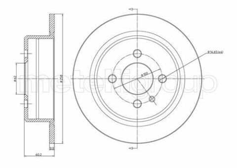 Диск тормозной (задний) BMW 3 (E30) 85-94/3 (E21) 78-82 (258x9.9) (полный) Диск тормозной (задний) BMW 3 (E30) 85-94/3 (E21) 78-82 (258x9.9) (полный)