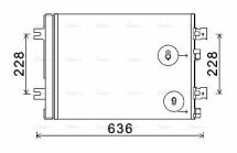 Радіатор кондиціонера duster,logan,sandero