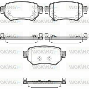 Гальмівні колодки зад. Mazda 6 2.0-2.5 12-