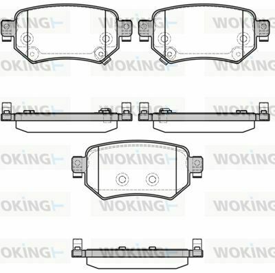 Тормозные колодки зад. Mazda 6 2.0-2.5 12-