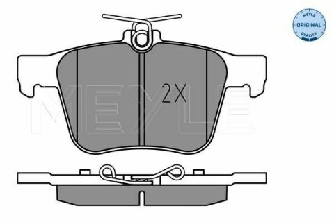 Колодки гальмівні (задні) Audi A3/VW Golf/Touran/Passat VI 1.0-2.0TDI/Skoda SuperB 12-(ATE)