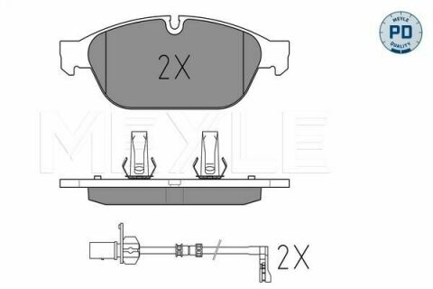 Колодки гальмівні (передні) Audi A6/A7/A8 10-18