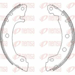Колодки гальмівні барабанні renault megane 96-