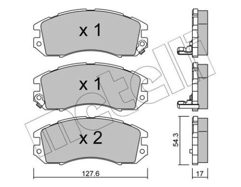 Колодки тормозные (передние) Subaru Impreza 92-00/Legacy 89-99