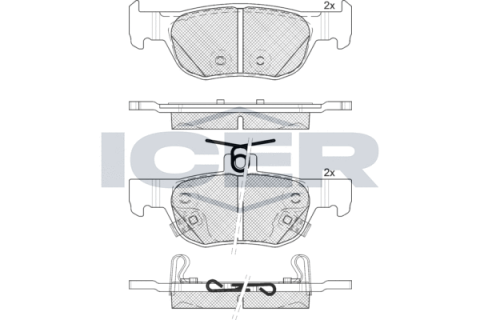 Колодки тормозные (задние) Mazda 3 IV 18-/CX-30 19-/MX-30 20-