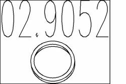 Монтажне кільце вихлопної системи (D (внутр.) - 46,2 мм; D (наружн.) - 59 мм; Висота - 13,5 мм)