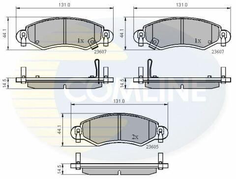 CBP3893 Comline - Тормозные колодки для дисков