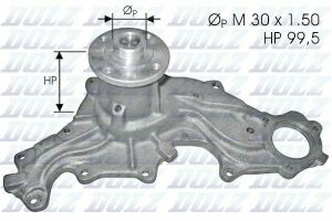 Насос води Sierra V6 2.0,2.3,2.8 84- FORD