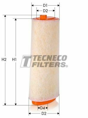 TECNECO BMW Фільтр повітряний E46, E39/60, E38/65 98-