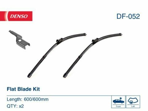 Комплект склоочисників flat blade kit