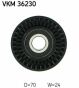 Ролик генератора Volvo S60 I/S80 I/V70 II/XC70 I/XC90 I 2.4D 01-14 (натяжний) (70х24.5), фото 8 - интернет-магазин Auto-Mechanic