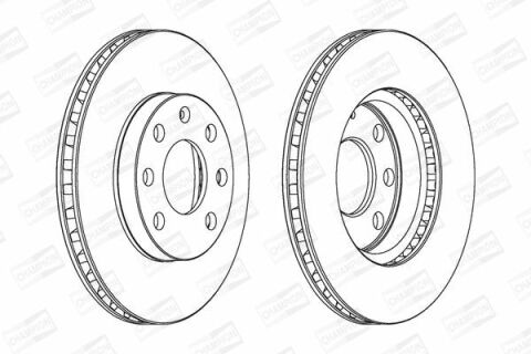 OPEL диск гальмівний передній Daewoo Lanos,Nexia,Ascona, Astra,Kadett E, Vectra A