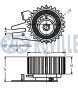 Натяжной ролик punt/brava/marea 1,9d 95-, фото 2 - интернет-магазин Auto-Mechanic