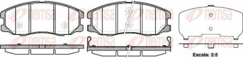 гальмівні колодки пров. CHEVROLET Captiva 2.4,3.2 06-