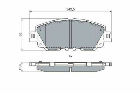 Тормозные колодки передние RAV4 V, Camry 17- TOYOTA