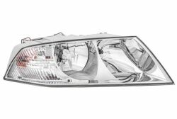 Фара основная галогенная с двигателем, без ламп H7/H1 PY21W W5W правая Skoda Octavia II 04–
