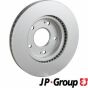 JP GROUP MITSUBISHI Гальмівний диск передн. Lancer 1.6/2.0 03-, Space Runner 2.0/2.4 99-, фото 2 - інтерент-магазин Auto-Mechanic