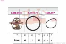 Термостат з прокладкою Ford Fiesta V 2001–, Focus II 2004–, Mazda 2 2003–