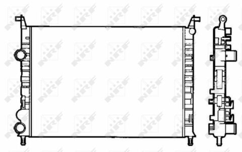 Радіатор охолодження Fiat Palio/Siena/Strada 1.2-1.6 01-