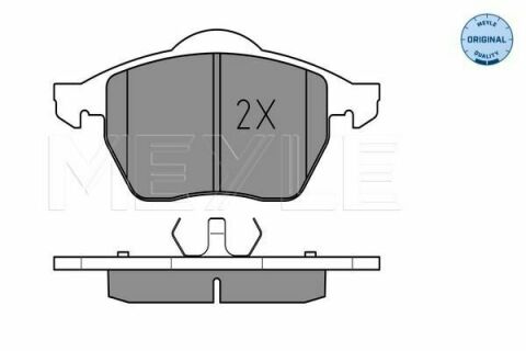 Колодки гальмівні (передні) Audi A3/VW Golf IV -03 (без датчика)