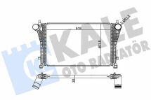 VW Intercooler Audi A3,Q2/3,Arteon,Golf VII,Passat,Tiguan,Skoda Karoq,Kodiaq,Octavia IV