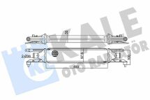 Интеркулер Fiat Grande Punto, Punto 1.3d 2005–
