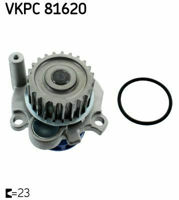 Насос воды Audi A3-A4/A6/Skoda Octavia/Fabia/VW Caddy/Golf IV/Passat/T5 1.8T/2.0 96- (23z)