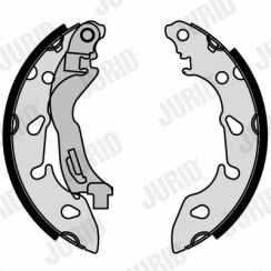 JURID FIAT Колодки торм. задние Panda 03- JURID FIAT Колодки торм. задние Panda 03-