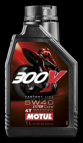 Моторное масло Motul 300V 4T Factory Line Road Racing 5W-40, 1 литр