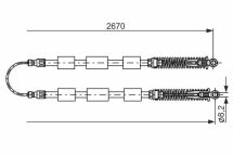 трос гальм FIAT SEICENTO 98- трос гальм FIAT SEICENTO 98-