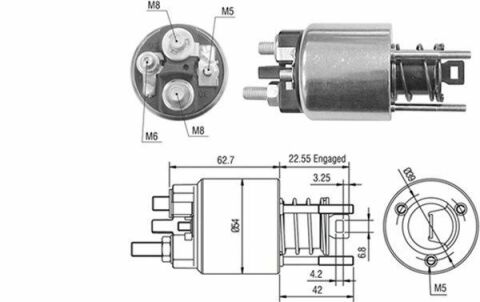 MAGNETI MARELLI Втягувальне реле BMW E36/46 - MAGNETI MARELLI [940113050423]