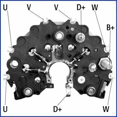 HITACHI VW Мост диодный Audi A4,6,8,Ford,DB,Sprinter CDI,T1,Vito,Opel Astra,Omega,Vectra