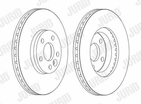 FORD диск гальмівний передн. Monder 07-, S-Max 06-