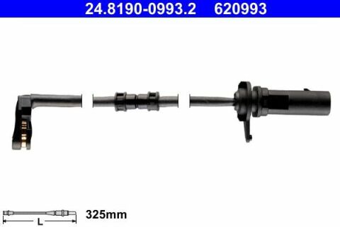 Датчик износа тормозных колодок (передних) Audi A6/A7 09- (L=325mm)