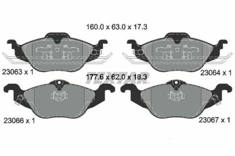 Колодки гальмівні (передні) Opel Astra G 1.2/2.0DTI 98- (Teves) Q+