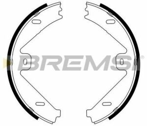 Колодки ручного тормоза W212 09-, C218 11-, S212 09-